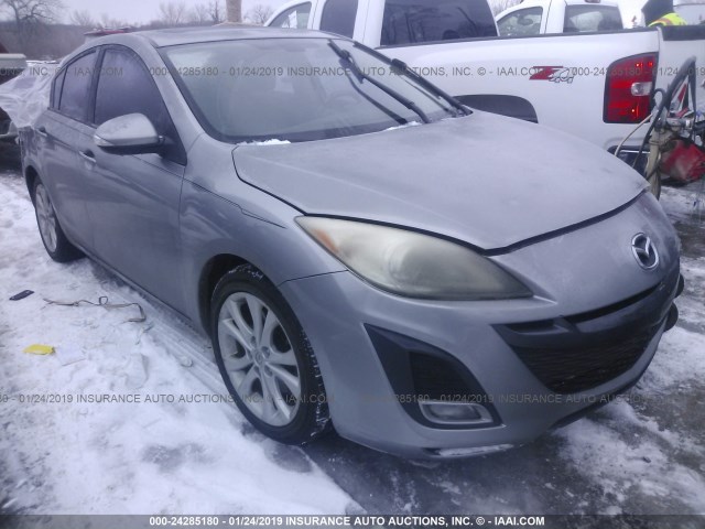 JM1BL1S53A1144281 - 2010 MAZDA 3 S SILVER photo 1