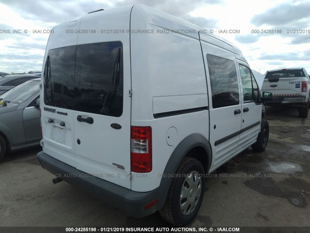 NM0LS6AN2CT079868 - 2012 FORD TRANSIT CONNECT XL WHITE photo 4