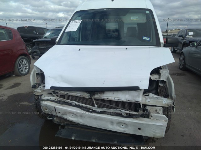 NM0LS6AN2CT079868 - 2012 FORD TRANSIT CONNECT XL WHITE photo 6