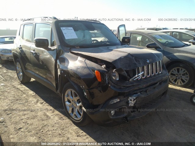 ZACCJABB7HPG66504 - 2017 JEEP RENEGADE LATITUDE BLACK photo 1