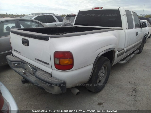 2GCEC19T6X1181071 - 1999 CHEVROLET SILVERADO C1500 WHITE photo 4