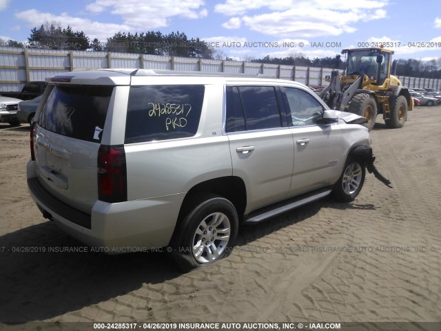 1GNSKBKCXGR292078 - 2016 CHEVROLET TAHOE K1500 LT GOLD photo 4