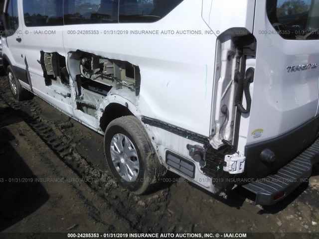 1FBZX2ZM1FKA94430 - 2015 FORD TRANSIT T-350 WHITE photo 6