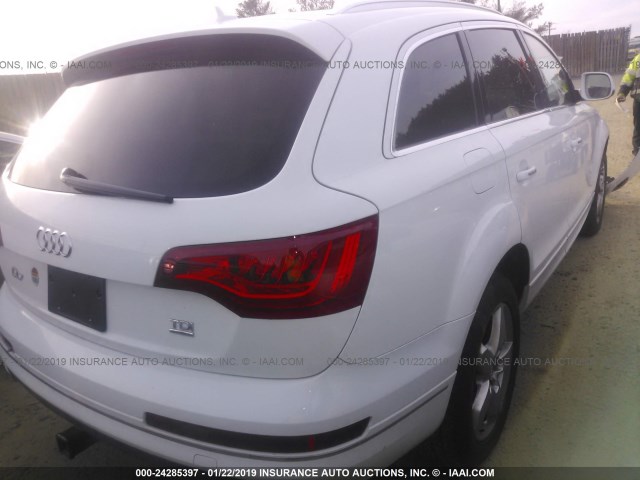 WA1CMAFE1FD023518 - 2015 AUDI Q7 TDI/PREMIUM WHITE photo 4