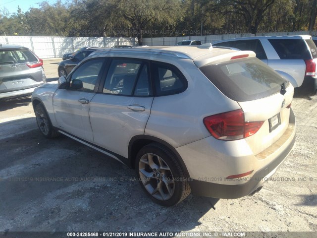 WBAVM5C57EVV93104 - 2014 BMW X1 XDRIVE35I WHITE photo 3