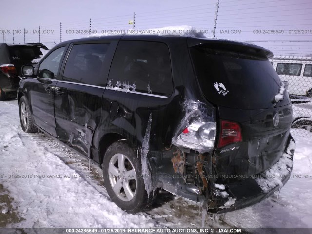 2V4RW3D10AR167160 - 2010 VOLKSWAGEN ROUTAN SE BLUE photo 3