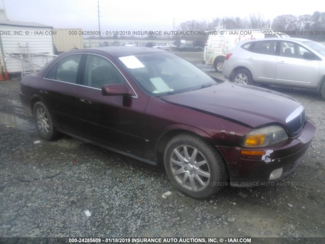 1LNHM87A41Y638710 - 2001 LINCOLN LS BURGUNDY photo 1