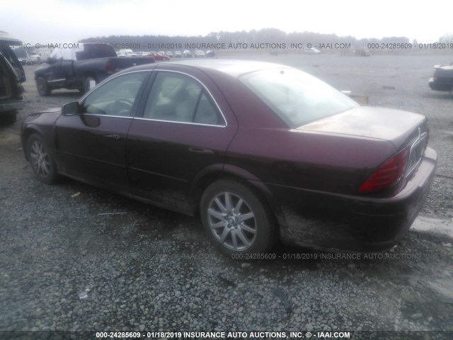 1LNHM87A41Y638710 - 2001 LINCOLN LS BURGUNDY photo 3