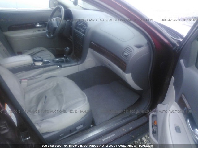 1LNHM87A41Y638710 - 2001 LINCOLN LS BURGUNDY photo 5