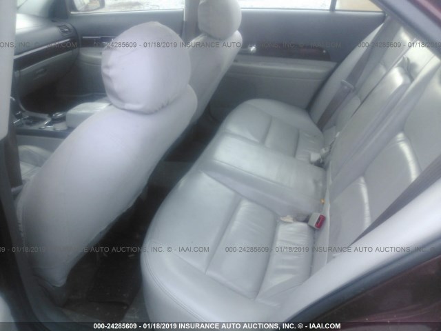 1LNHM87A41Y638710 - 2001 LINCOLN LS BURGUNDY photo 8