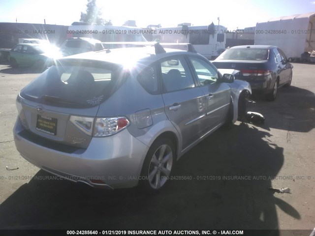 JF1GH6D61BH816637 - 2011 SUBARU IMPREZA OUTBACK SPORT SILVER photo 4