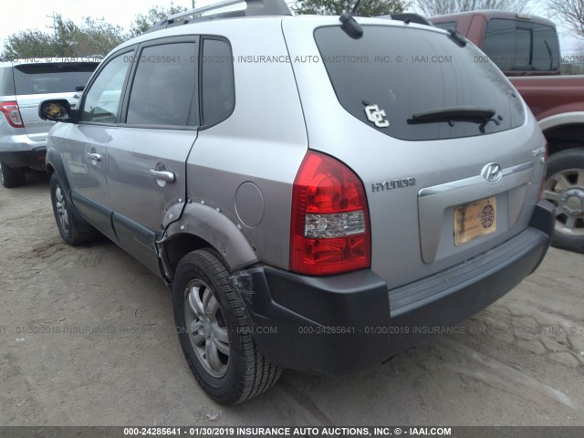 KM8JN12D96U317820 - 2006 HYUNDAI TUCSON GLS/LIMITED 银色 照片 3