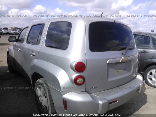 3GNDA23P18S641821 - 2008 CHEVROLET HHR LT SILVER photo 3