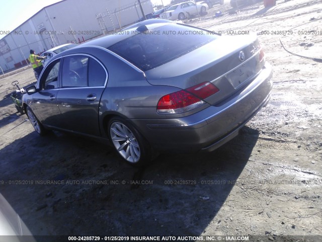 WBAHN03596DD98273 - 2006 BMW 760 LI SILVER photo 3