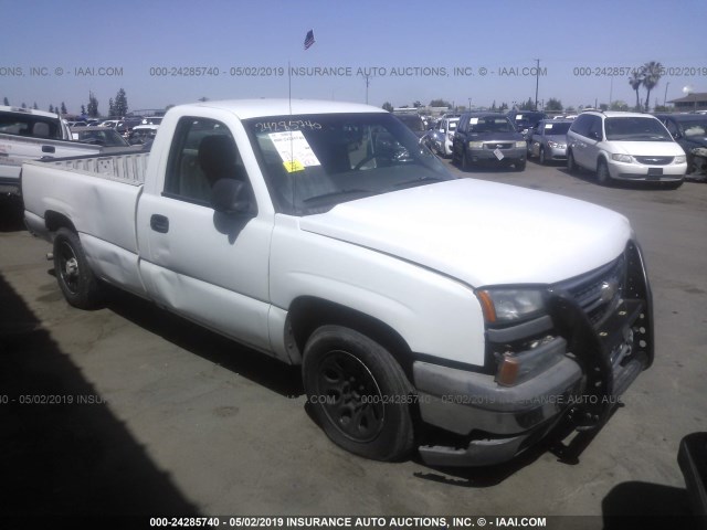 3GCEC14V06G190363 - 2006 CHEVROLET SILVERADO C1500 WHITE photo 1