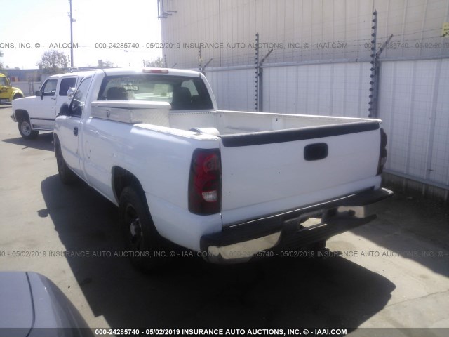 3GCEC14V06G190363 - 2006 CHEVROLET SILVERADO C1500 WHITE photo 3