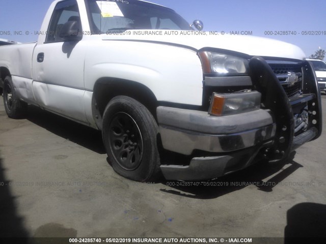 3GCEC14V06G190363 - 2006 CHEVROLET SILVERADO C1500 WHITE photo 6