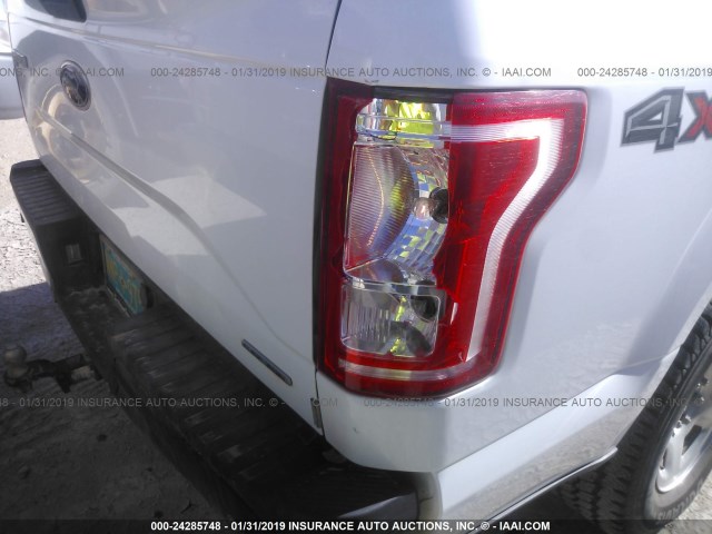 1FTFX1EF6FKD99180 - 2015 FORD F150 SUPER CAB WHITE photo 6