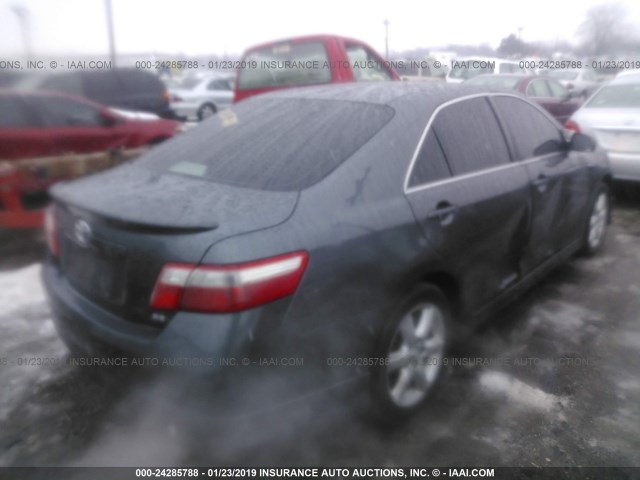 4T1BE46K29U806577 - 2009 TOYOTA CAMRY SE/LE/XLE GRAY photo 4