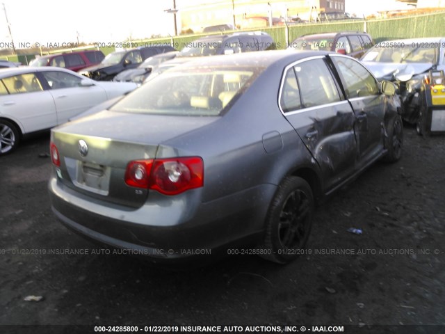 3VWRF81K96M818379 - 2006 VOLKSWAGEN JETTA 2.5 GRAY photo 4