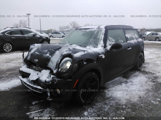 WMWZF3C59CT268267 - 2012 MINI COOPER CLUBMAN BLACK photo 2