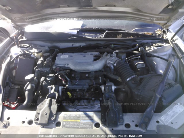 2G4WE567X51259504 - 2005 BUICK LACROSSE CXS SILVER photo 10