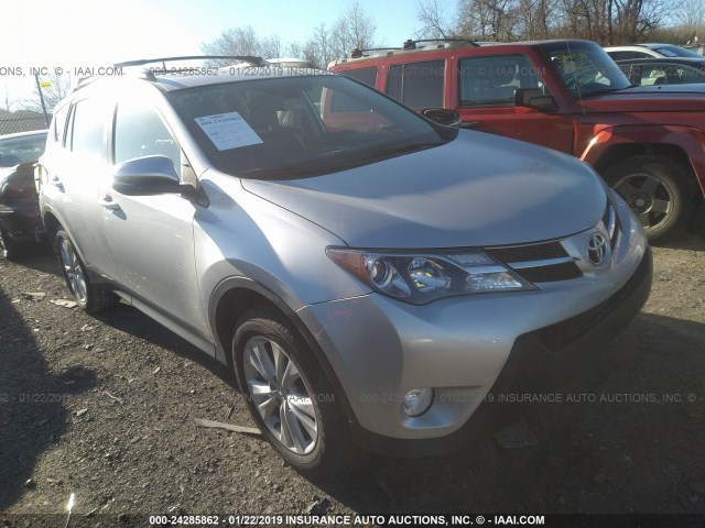 2T3DFREV1FW387719 - 2015 TOYOTA RAV4 LIMITED SILVER photo 1