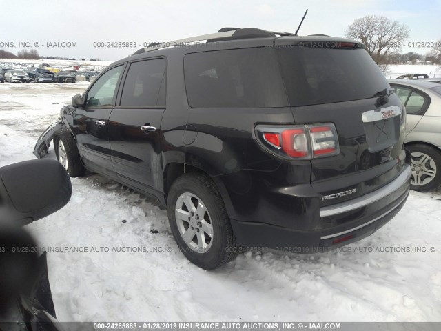 1GKKRPKD0EJ241795 - 2014 GMC ACADIA SLE GRAY photo 3