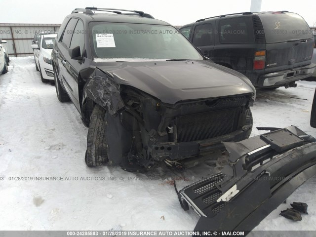 1GKKRPKD0EJ241795 - 2014 GMC ACADIA SLE GRAY photo 6