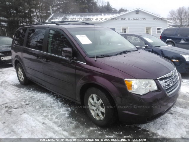 2A8HR54PX8R803583 - 2008 CHRYSLER TOWN & COUNTRY TOURING BURGUNDY photo 1