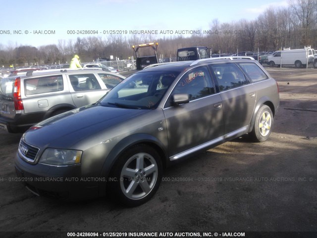 WA1YL64B64N102043 - 2004 AUDI ALLROAD 4.2 BROWN photo 2