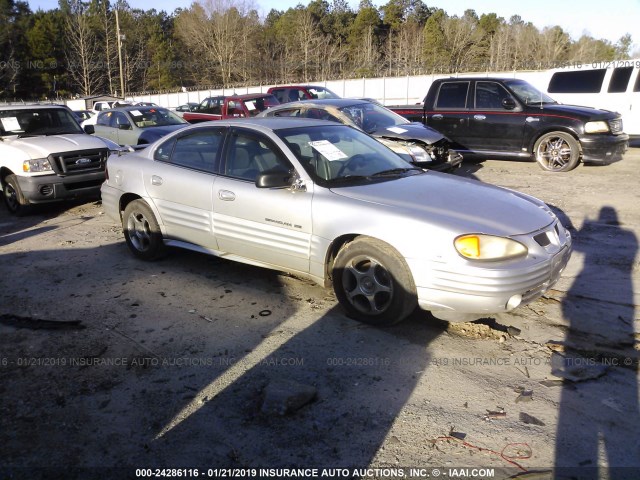 1G2NF52E41M545403 - 2001 PONTIAC GRAND AM SE1 SILVER photo 1