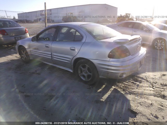 1G2NF52E41M545403 - 2001 PONTIAC GRAND AM SE1 SILVER photo 3