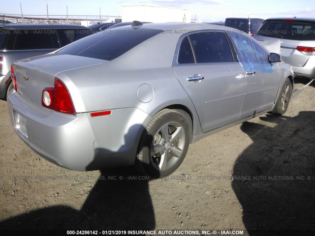 1G1ZC5E06CF121954 - 2012 CHEVROLET MALIBU 1LT 银色 照片 4