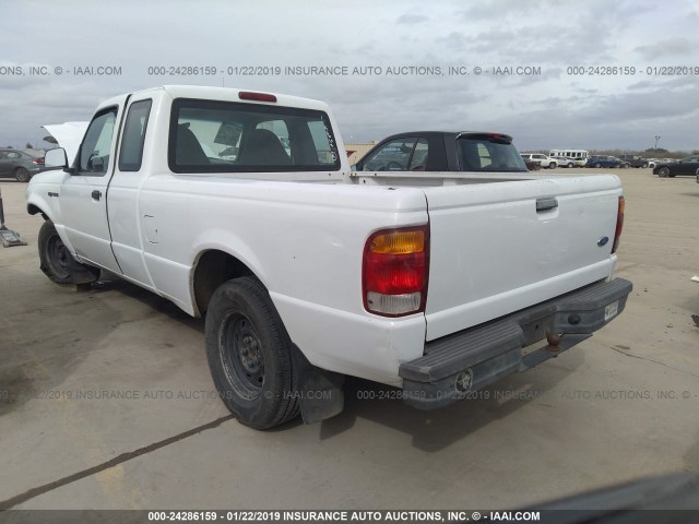 1FTYR14V0XPA05057 - 1999 FORD RANGER SUPER CAB WHITE photo 3