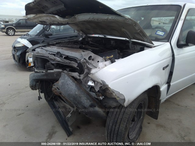 1FTYR14V0XPA05057 - 1999 FORD RANGER SUPER CAB WHITE photo 6