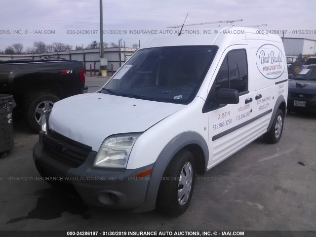 NM0LS7CN7AT000999 - 2010 FORD TRANSIT CONNECT XL WHITE photo 2
