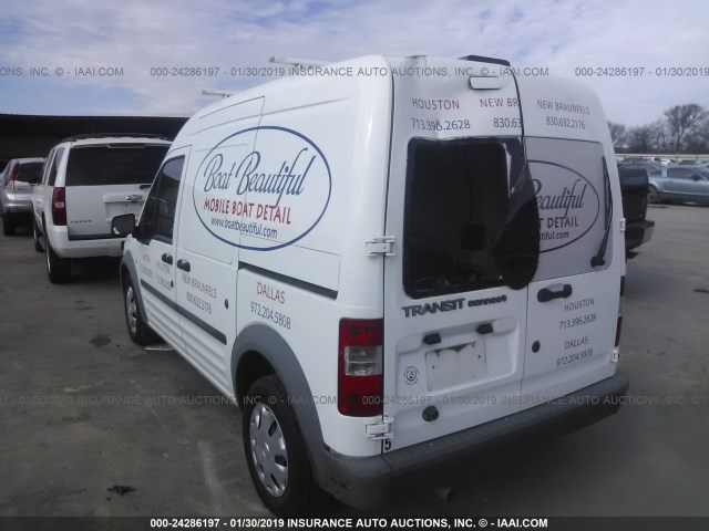 NM0LS7CN7AT000999 - 2010 FORD TRANSIT CONNECT XL WHITE photo 3