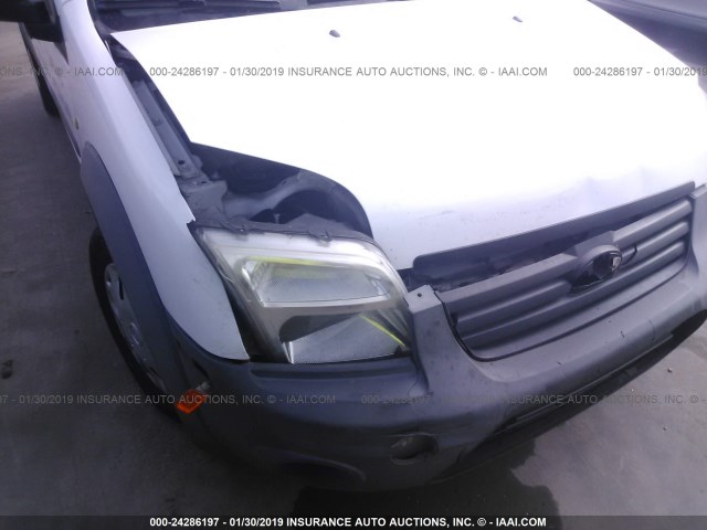 NM0LS7CN7AT000999 - 2010 FORD TRANSIT CONNECT XL WHITE photo 6