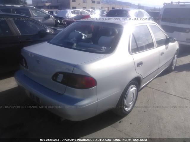 1NXBR12E4XZ234153 - 1999 TOYOTA COROLLA VE/CE/LE 银色 照片 4