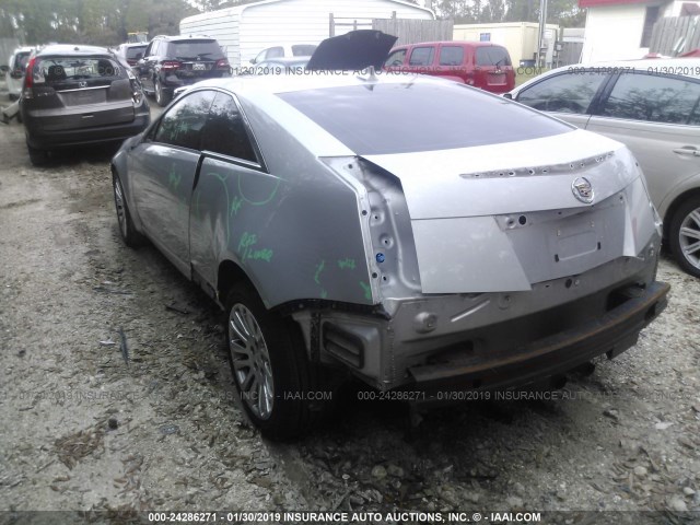 1G6DM1E39D0107135 - 2013 CADILLAC CTS PERFORMANCE COLLECTION WHITE photo 3