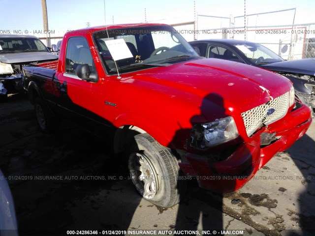 1FTYR10UX3PB41591 - 2003 FORD RANGER RED photo 1