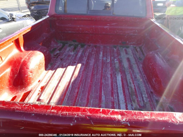 1FTYR10UX3PB41591 - 2003 FORD RANGER RED photo 8