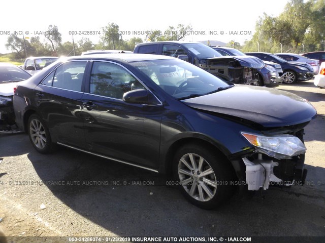 4T4BF1FK7DR279033 - 2013 TOYOTA CAMRY L/SE/LE/XLE BLUE photo 1