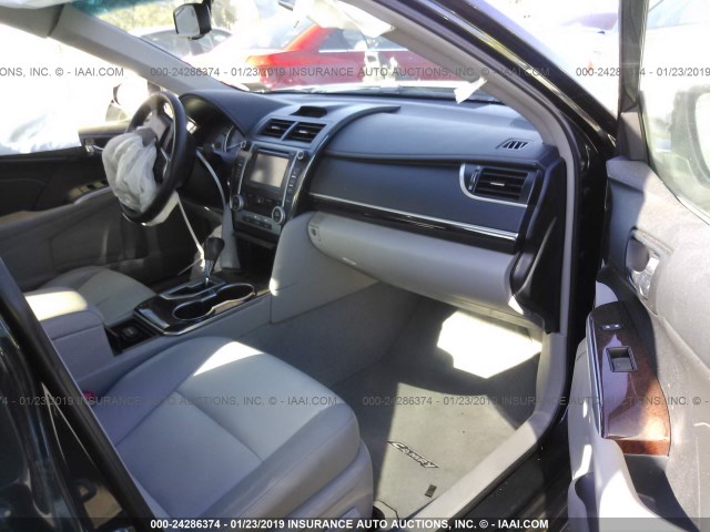 4T4BF1FK7DR279033 - 2013 TOYOTA CAMRY L/SE/LE/XLE BLUE photo 5