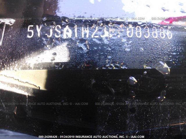 5YJSA1H23FF083886 - 2015 TESLA MODEL S 85D Dark Blue photo 9