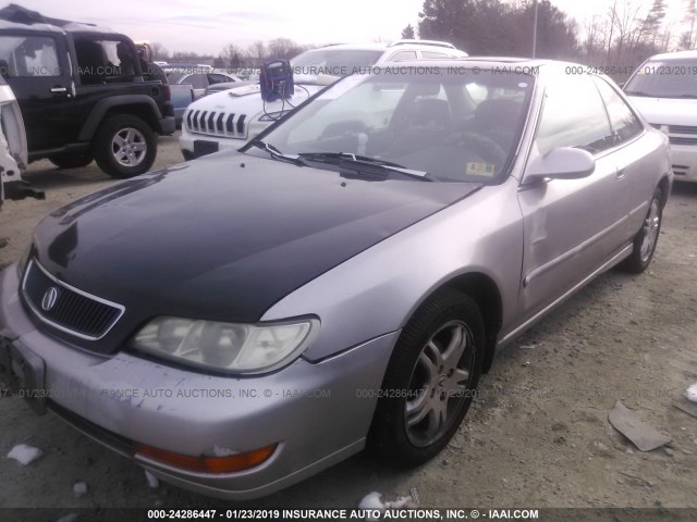 19UYA3259WL007421 - 1998 ACURA 2.3CL SILVER photo 2