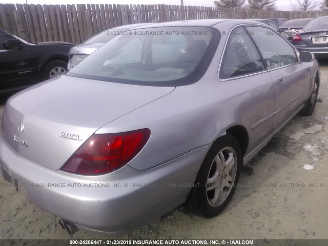 19UYA3259WL007421 - 1998 ACURA 2.3CL SILVER photo 4