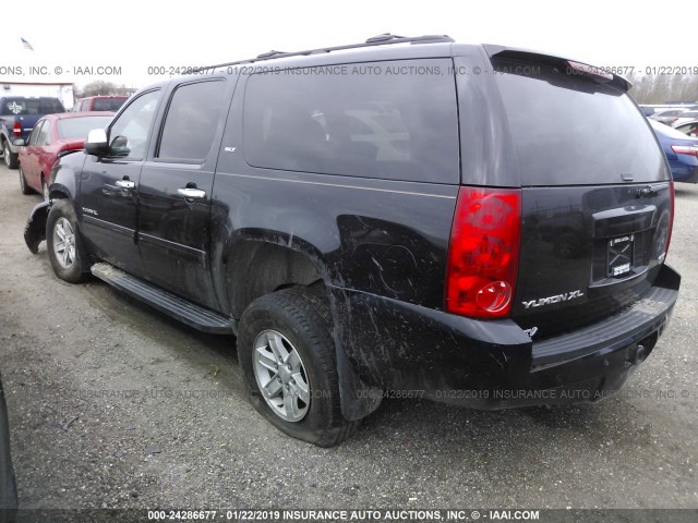 1GKS1KE00ER119233 - 2014 GMC YUKON XL C1500 SLT BLACK photo 3