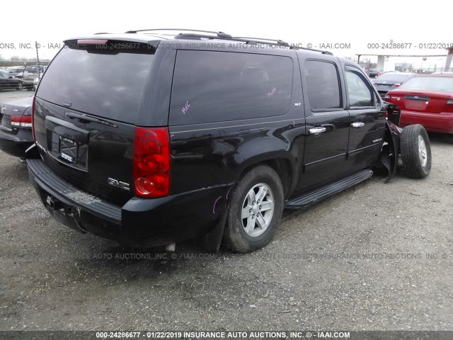 1GKS1KE00ER119233 - 2014 GMC YUKON XL C1500 SLT BLACK photo 4